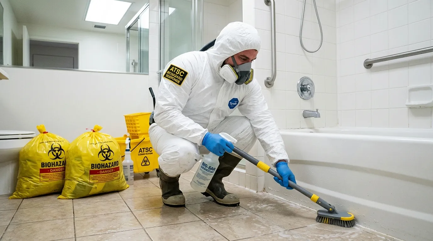 Decontamination equipment deployed for Blood Cleanup in Mariners Harbor